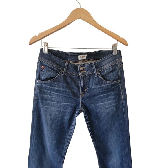 Hudson Boot Cut Jeans Size 28 Dark Wash Denim - Picture 4 of 6